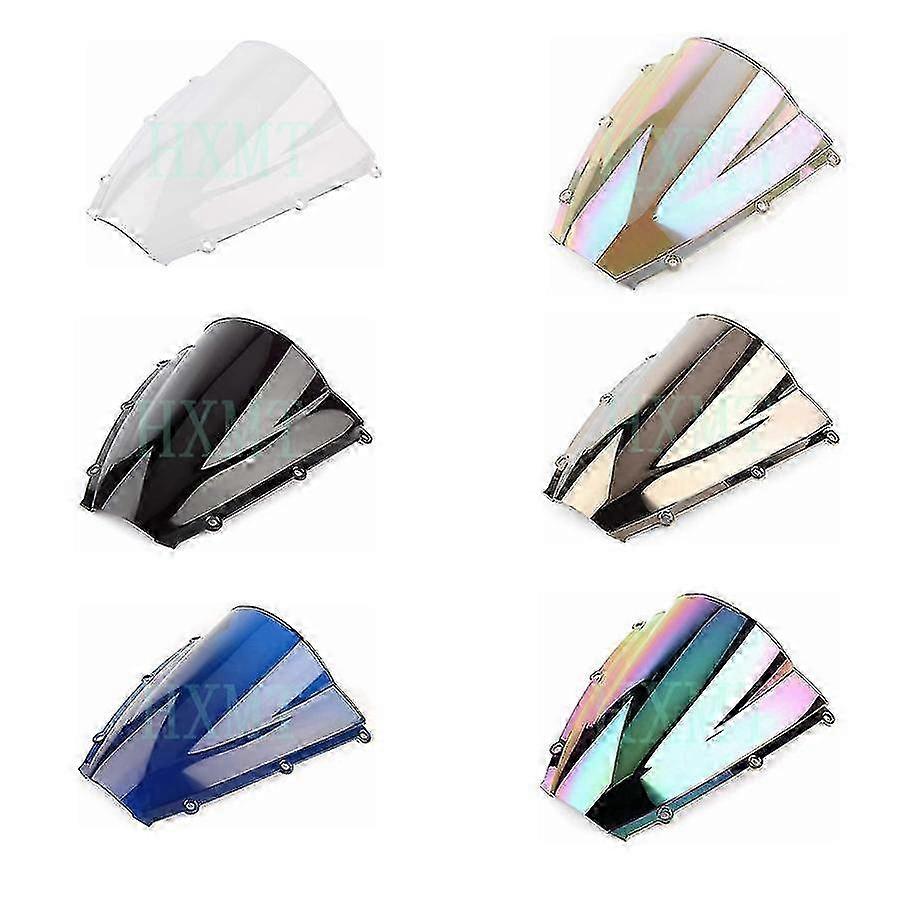 Motorcycle windshield for Honda CBR600RR 2003-2004 black double bubble