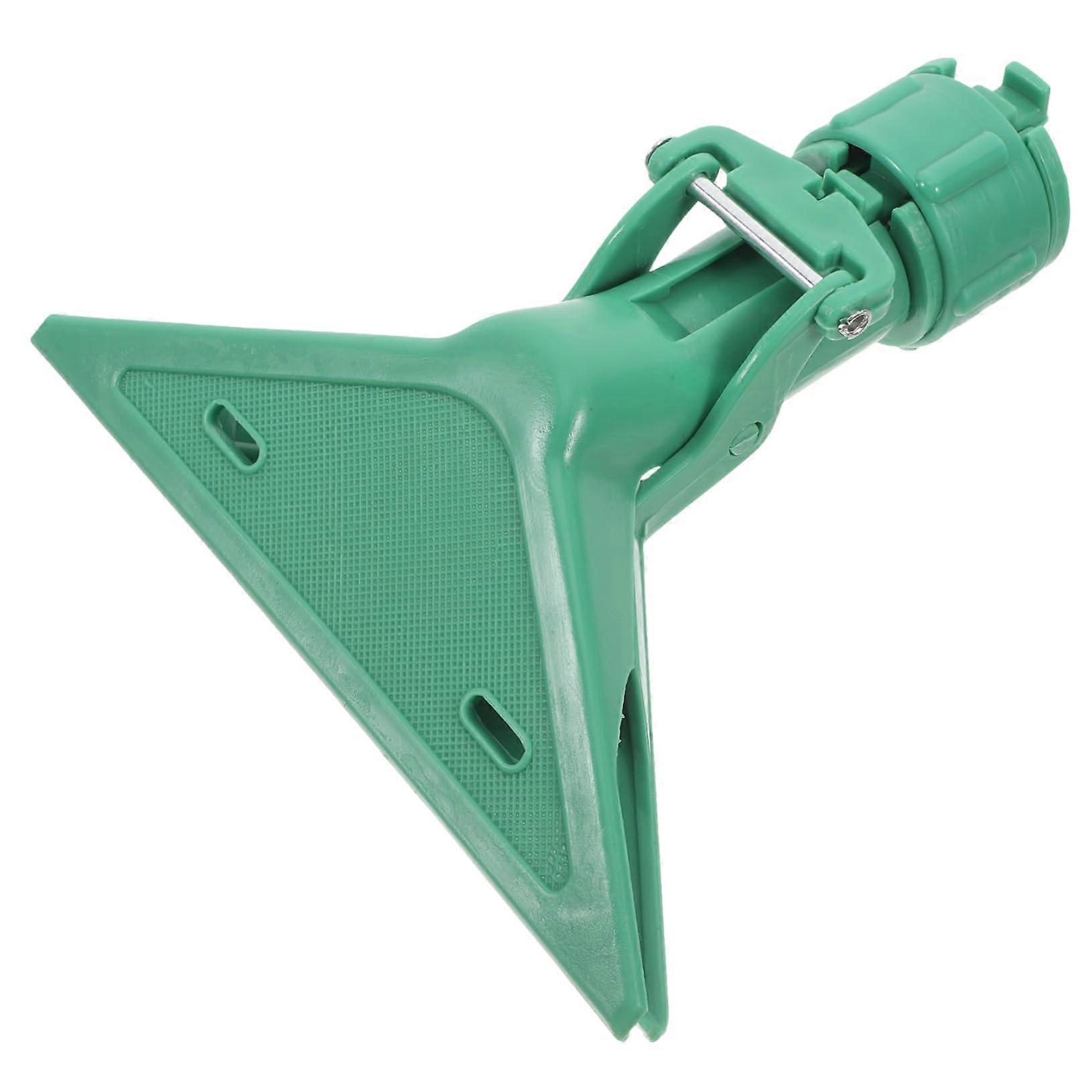 Mop Head Clamp Connector with Rod Clips for Cloths and Towels, Easy Cleaning Tool