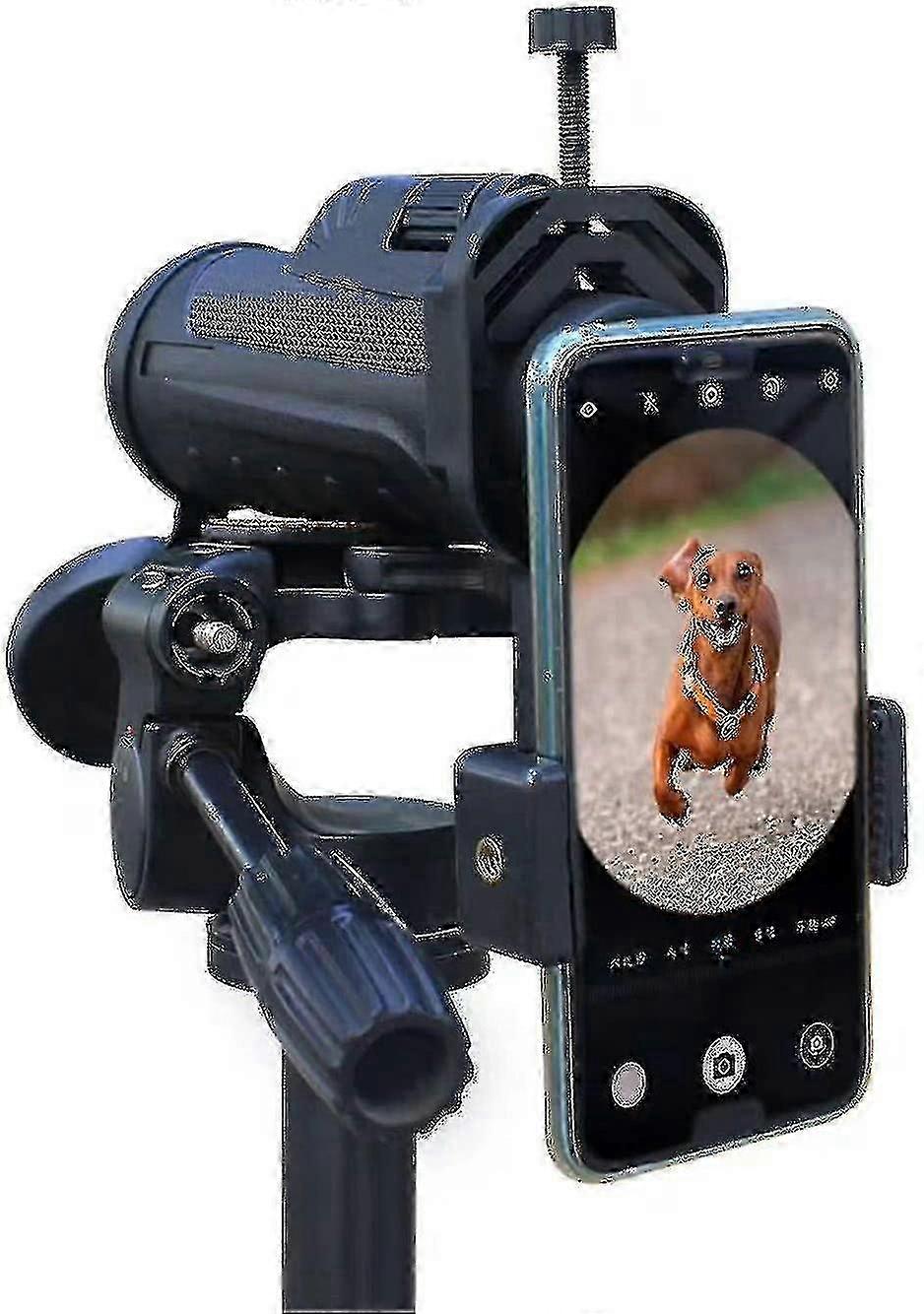 Cellphone Telescope Adapter Mount, Universal Phone Scope Mount, Work With For Spotting Scope, Telescope,etc.