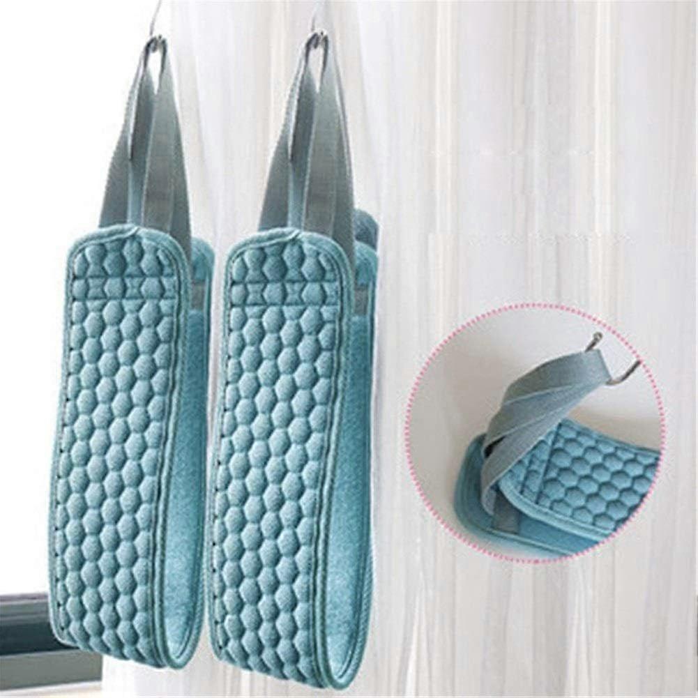 Exfoliating body towel, back scrub for shower, double-sided scrub with handle for ease, full body coverage, premium material, machine safe.