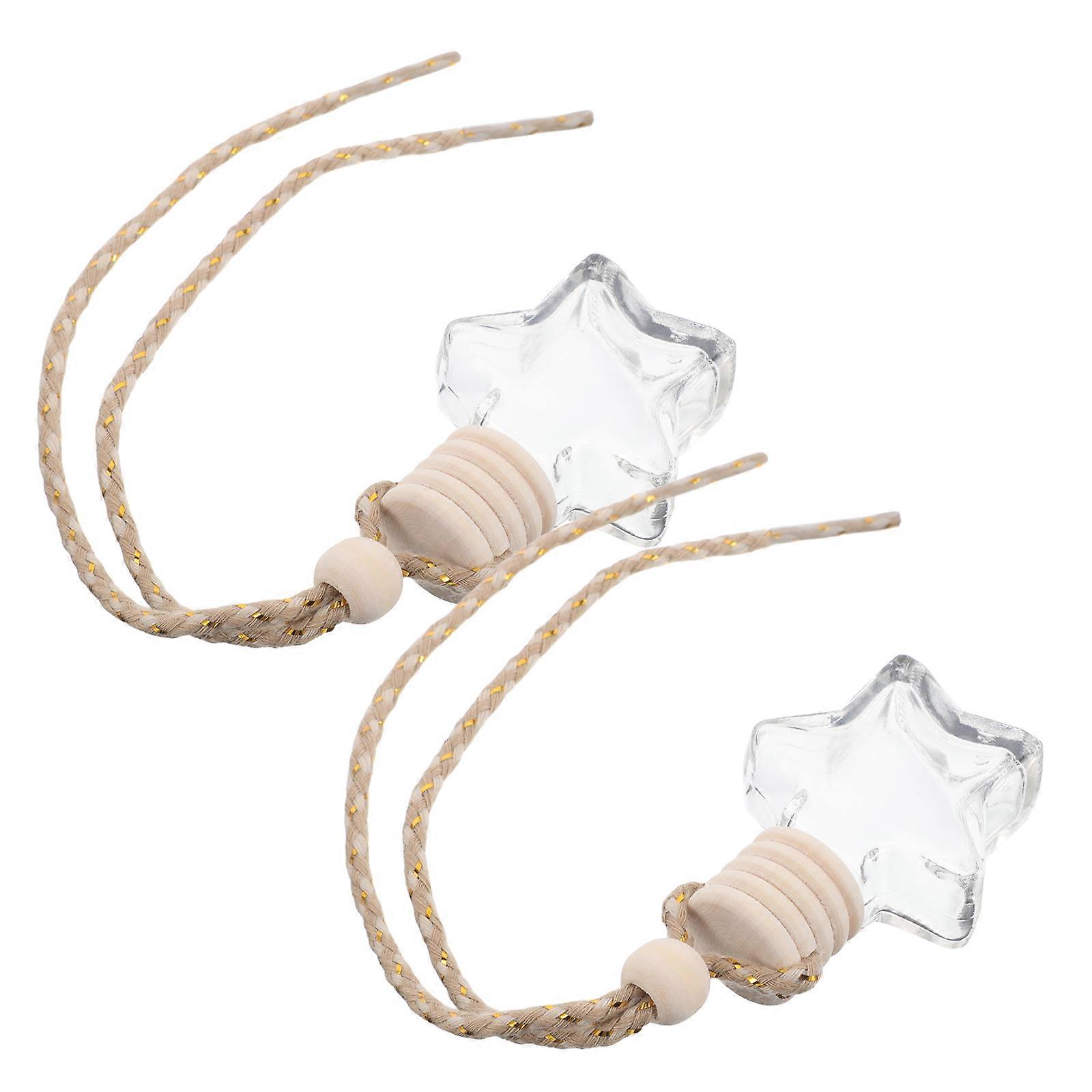Five-Pointed Star Car Freshener Pendant for Aromatherapy Use 2Pcs Pack