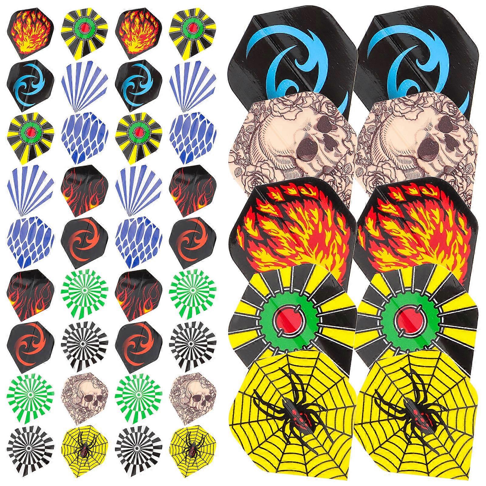 Professional Flights Lightweight Dart Tails for Game Use 385Pcs Portable Replaceable Wings