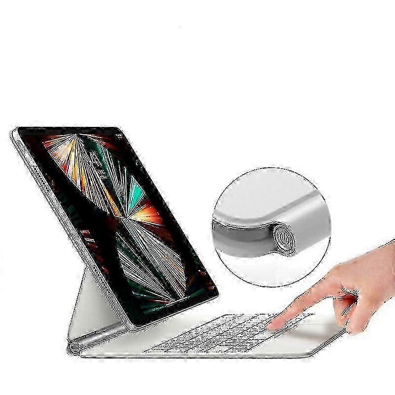 Para iPad Magic Keyboard de 12,9/11 polegadas com trackpad multitoque e conexão Bluetooth para modelos Pro e Air