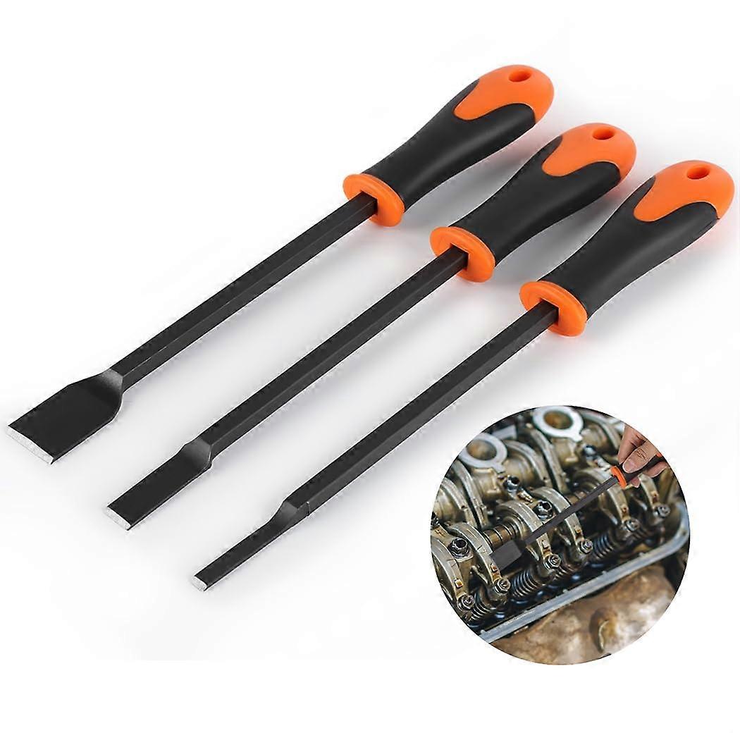 3Piece Chrome Vanadium Steel Gasket Scraper Set with Ergonomic NonSlip Grip for Automotive and Window Cleaning