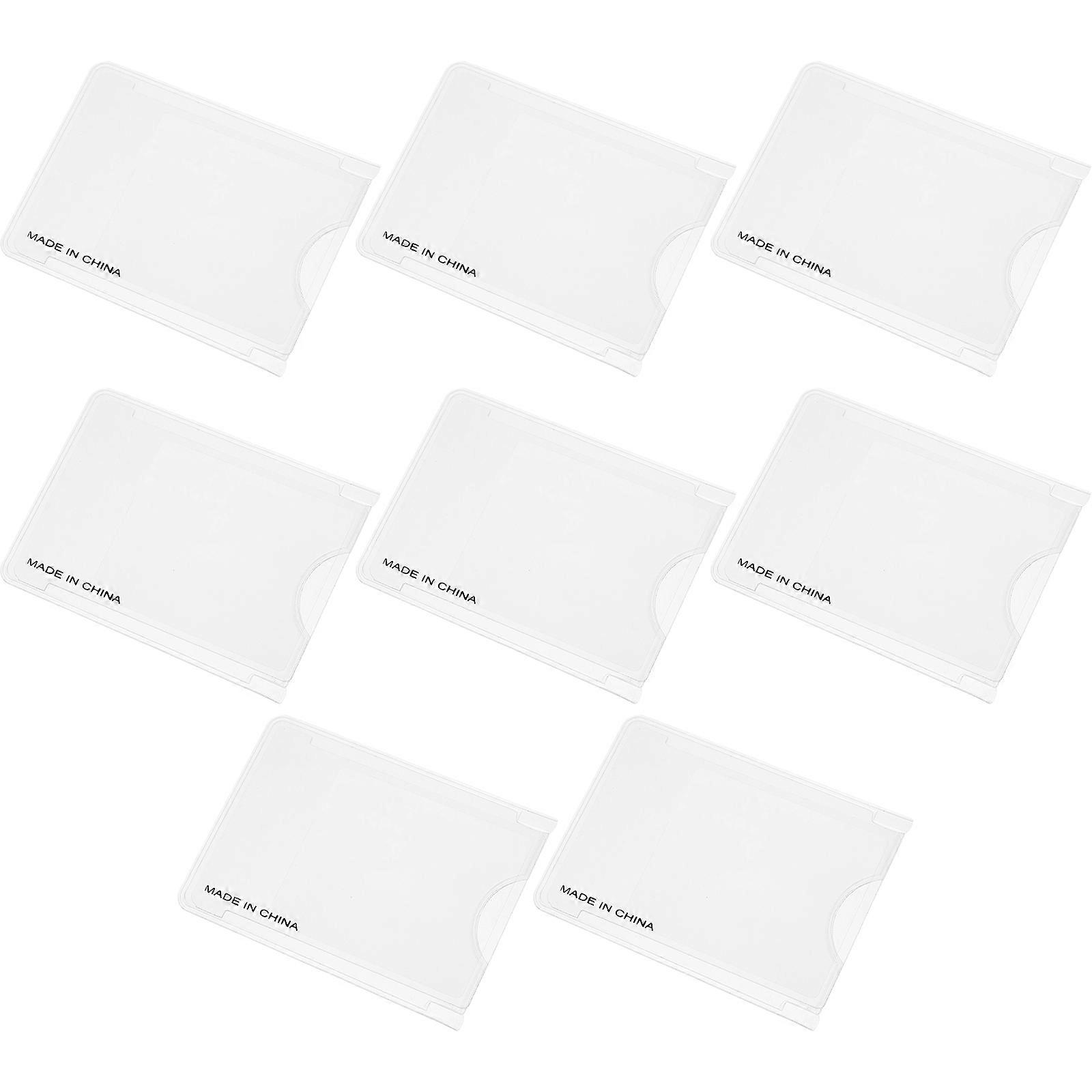 Page Reading Magnifier Card with 3X Magnification for 8Pcs Transparent PVC Wallet