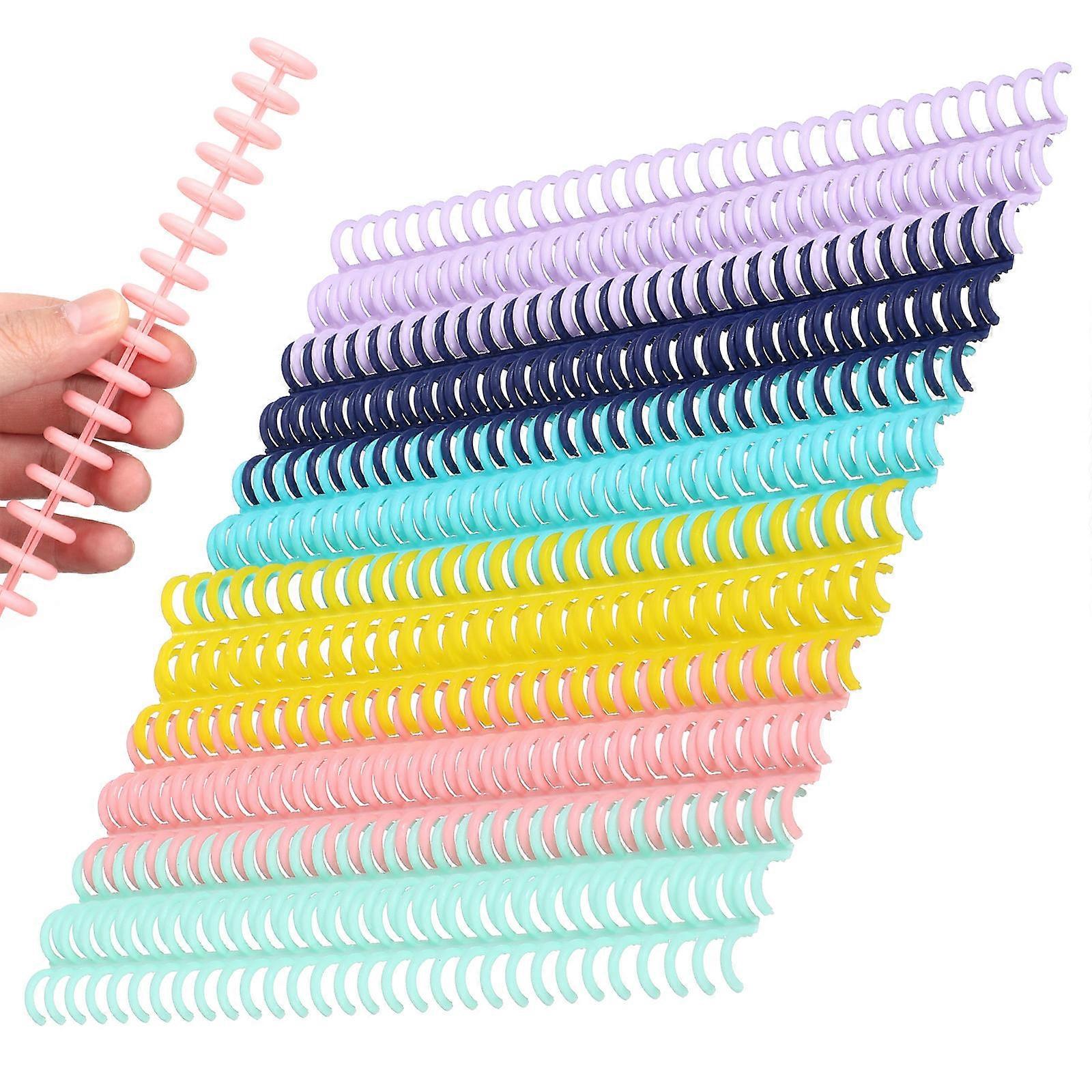 Office Use Plastic Binder Mechanism with 12Pcs Binding Spine Rings