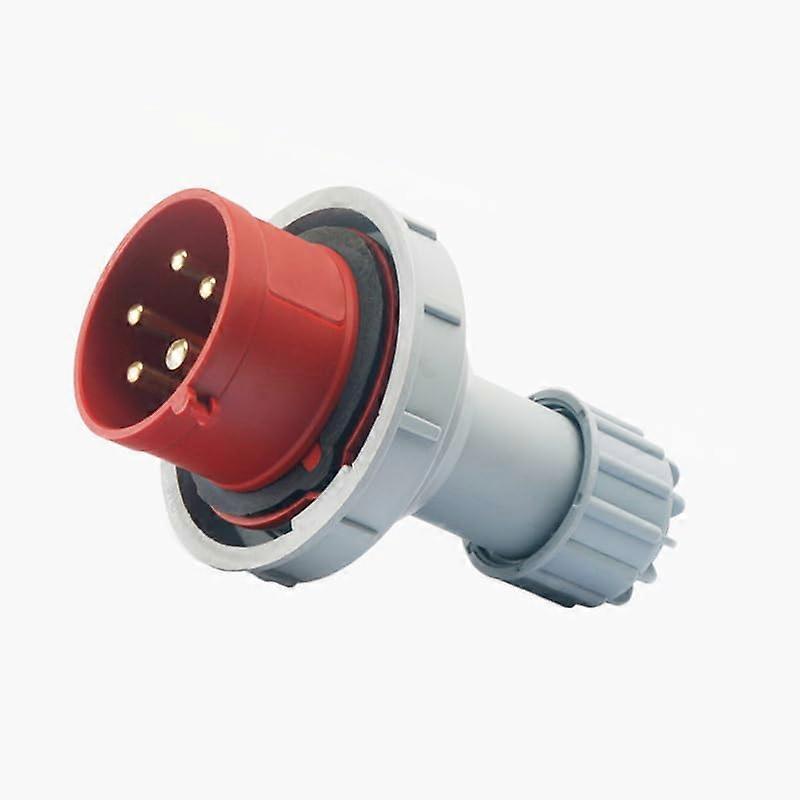 Industrial Power Plug 32A 5 Pin IEC 60309 Waterproof IP67 Heavy Duty 380V Secure Locking Connector