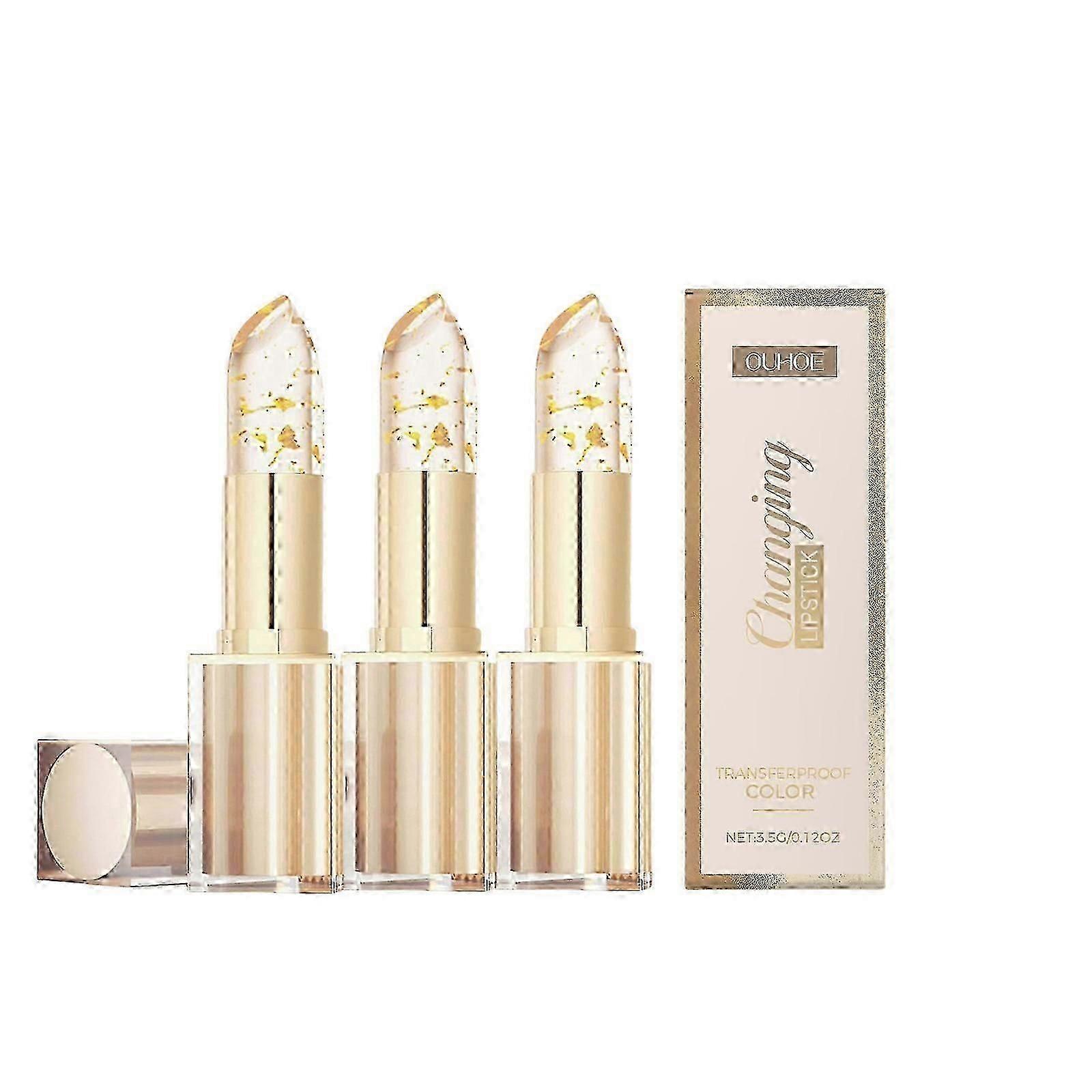 3X Transferproof Color Changing Lipstick Natural Moisturizing Lip Balm