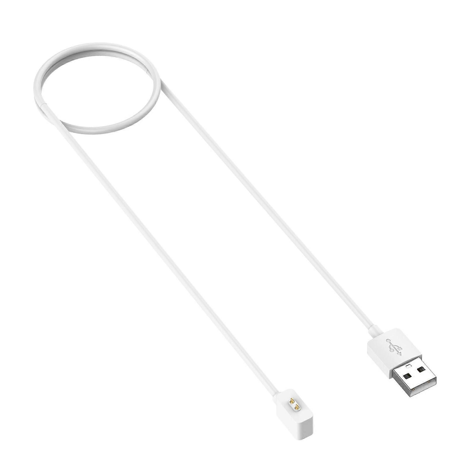Smartwatch Charging Cord For Band 9Pro 1 Meter USB Power Adapter White Secure Connection Durable Cable