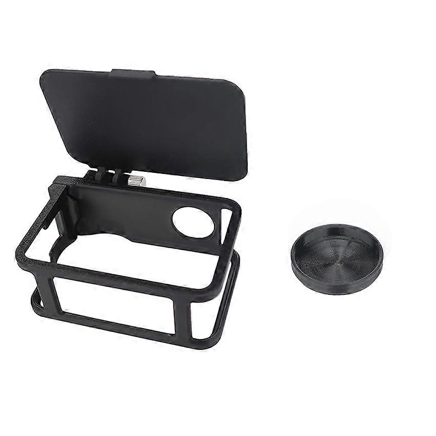 Lens Light Shield Protective Cover with Extended Frame and Lens Cover for DJI OSMO Action 6 - Anti-Drop Scratch-Resistant 