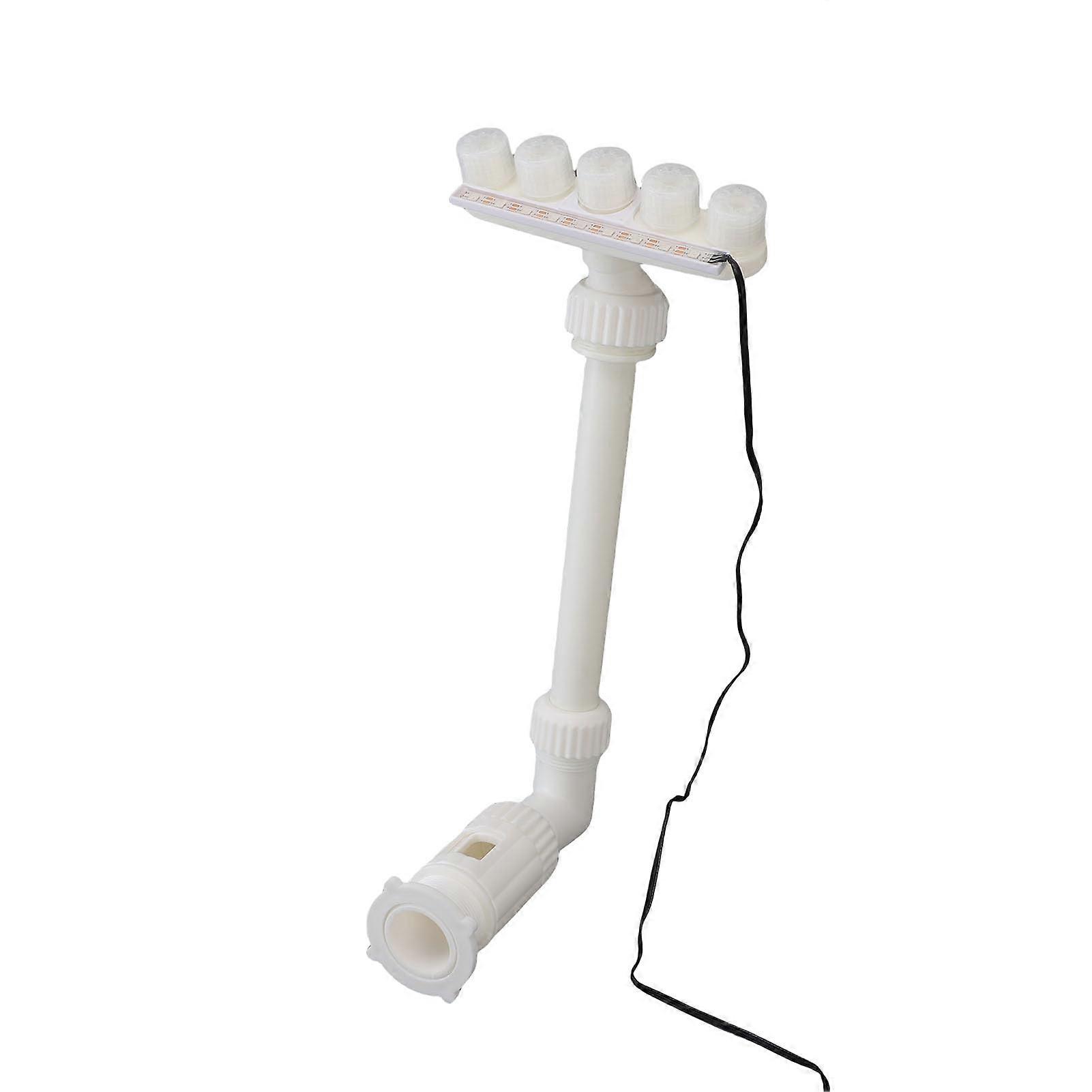 Solar Powered Water Fountain with 7Color RGB LED Lights, App Control and Adjustable Spray for Bird Baths, Pools, Ponds