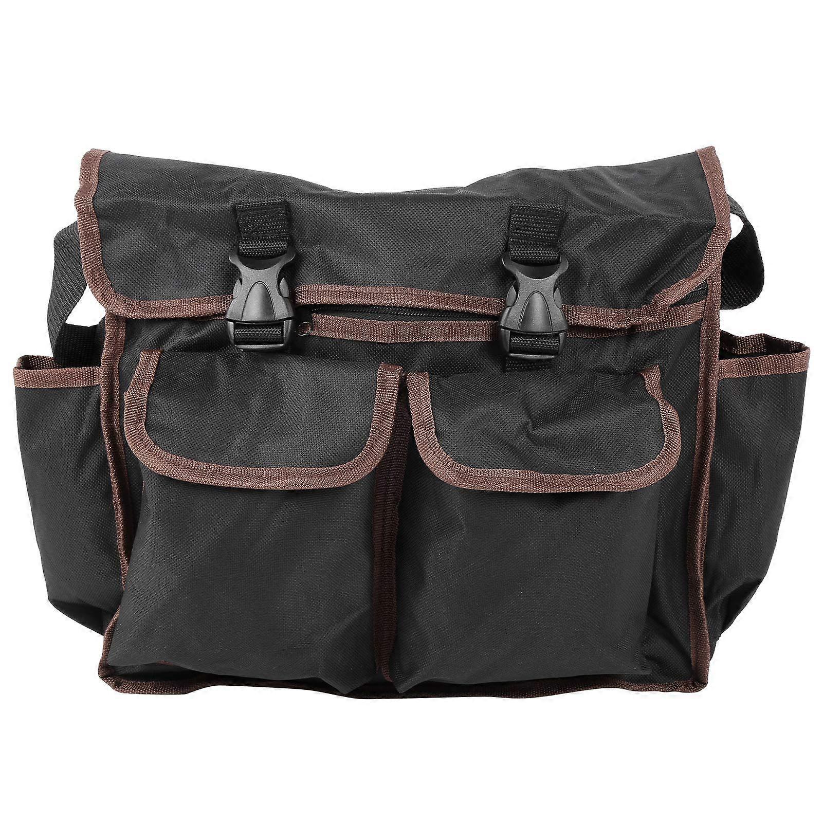 Heavy Duty Polyester Electrician Tool Bag with Multiple Compartments and Ergonomic Shoulder Strap