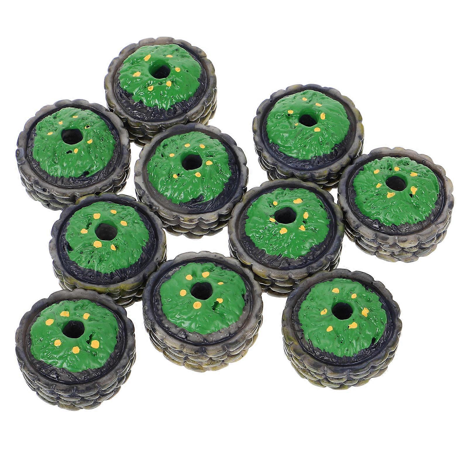 Plastic Tree Base Models for Home Decor 10Pcs Miniature Landscape Table Decor