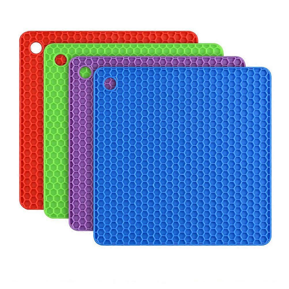 Heat-Insulation Silicone Pot Mat for Home Users Dining Occasion Creative Shape 1Pcs