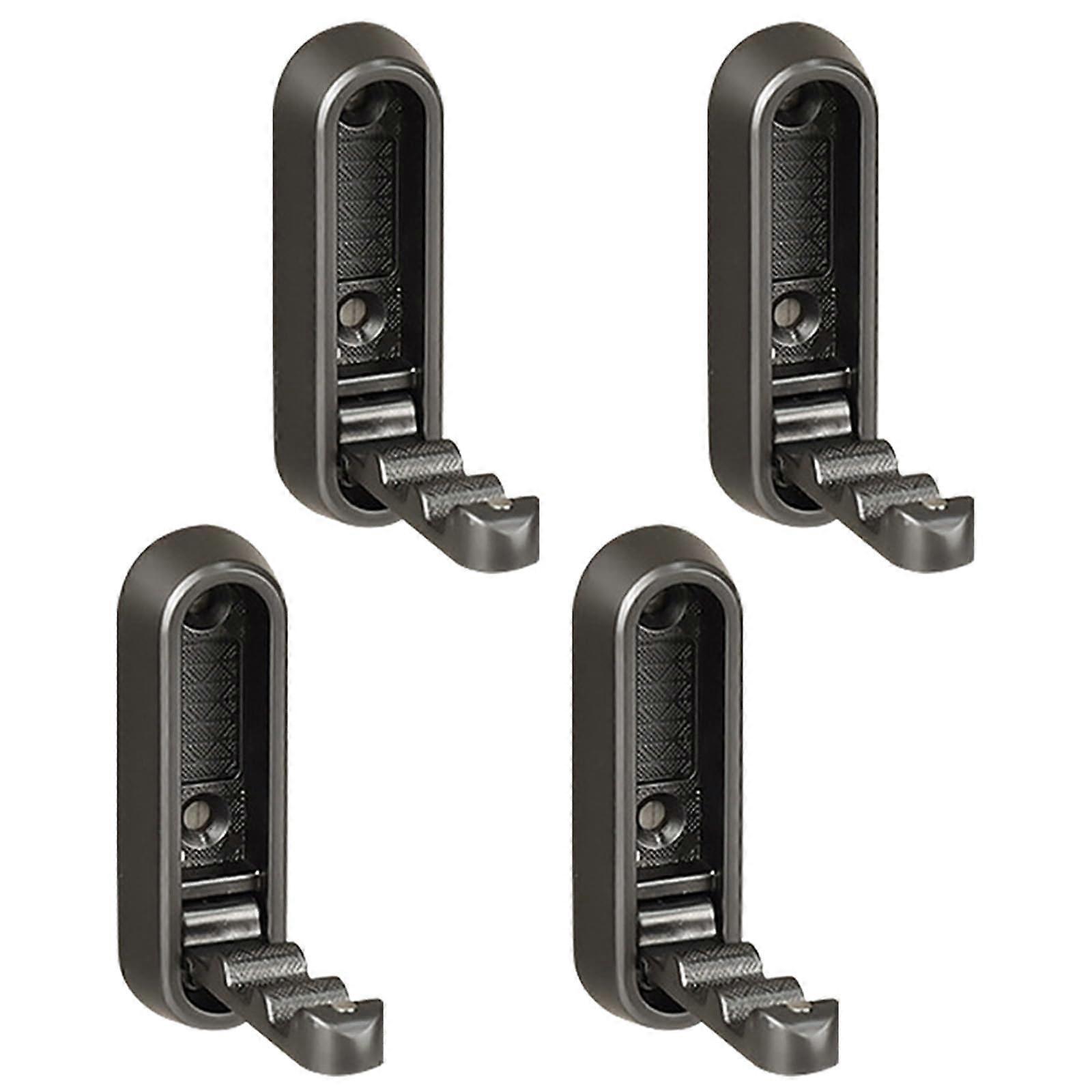 4Pcs Wall Mounted Folding Hook Set, SpaceSaving Foldable Wall Hooks for Home Office Bathroom Kitchen