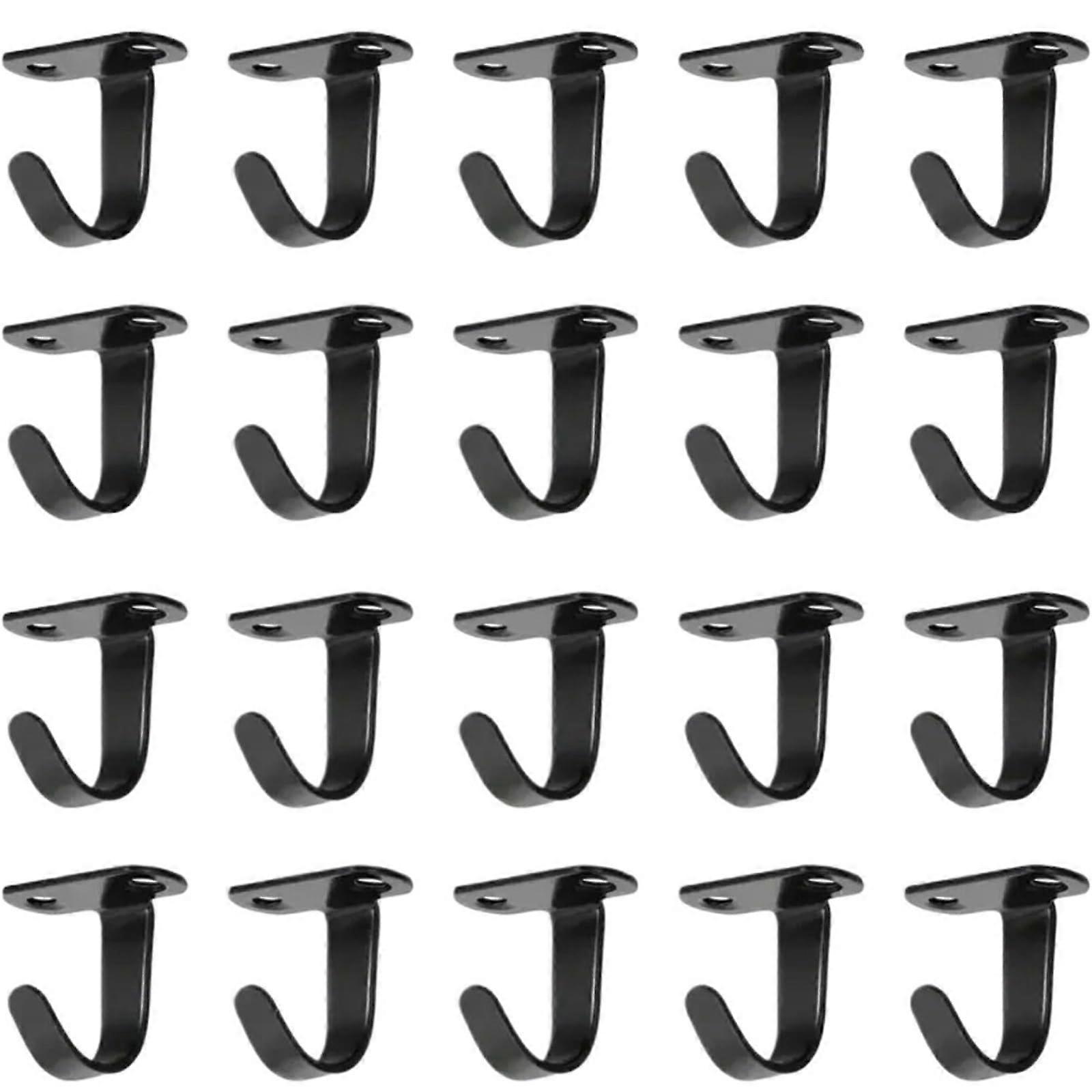 30Pcs Heavy Duty Stainless Steel Ceiling Hooks Rustproof Screw Mounted for Kitchen Bathroom