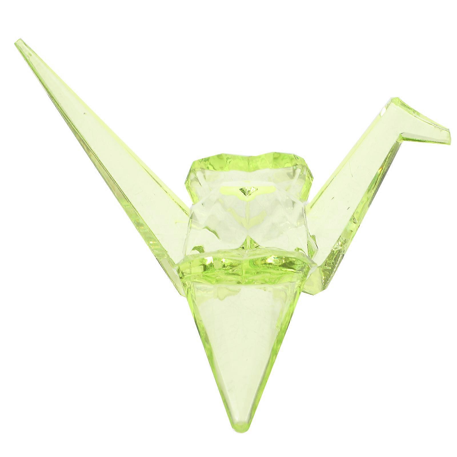 Acrylic Creative Crafts Origami Crane Decoration for
