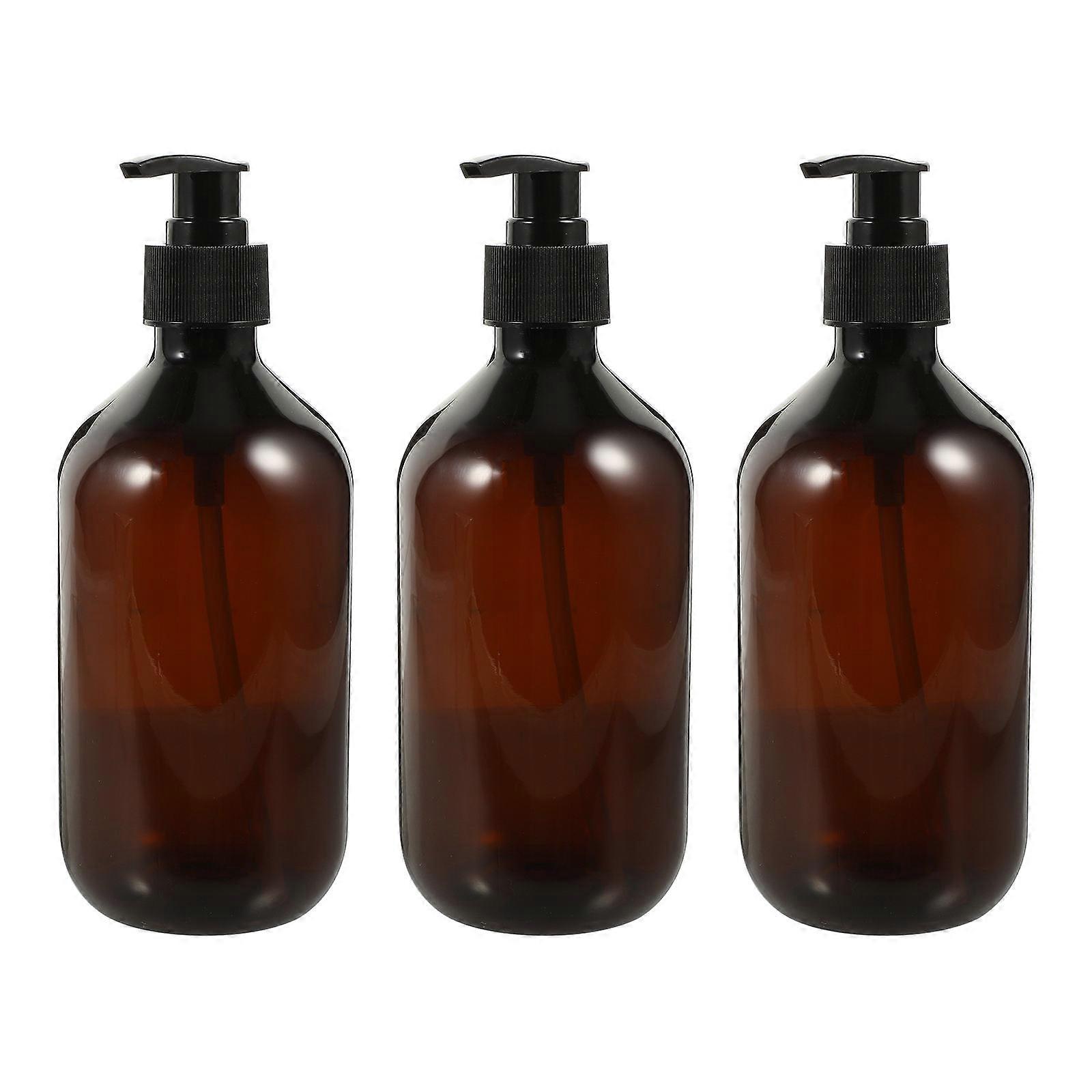 Dispenser Pet Material Lotion Bottle for Home Use 3Pcs Pack