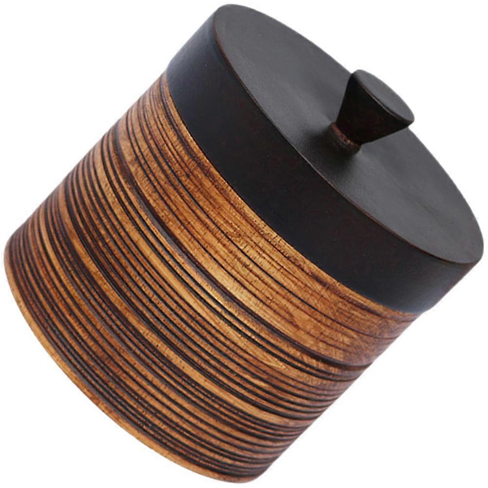 Wooden Tea Storage Jar for Storage with Lid Tea Container Multi Use