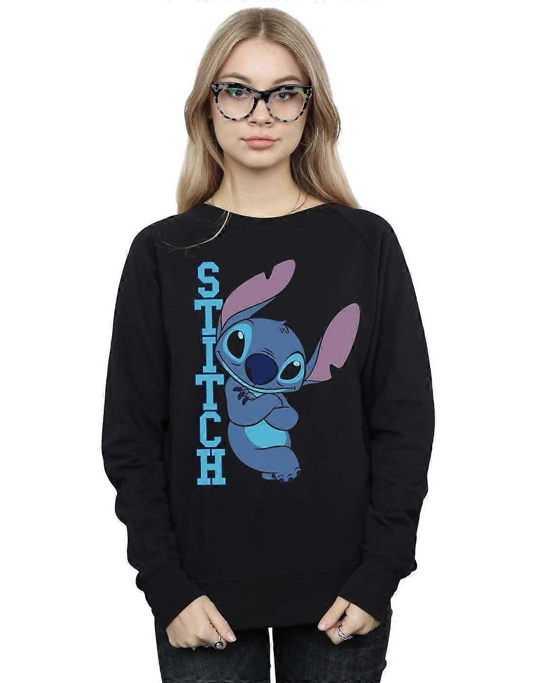 Disney Women's Lilo And Stitch Posing Sweatshirt