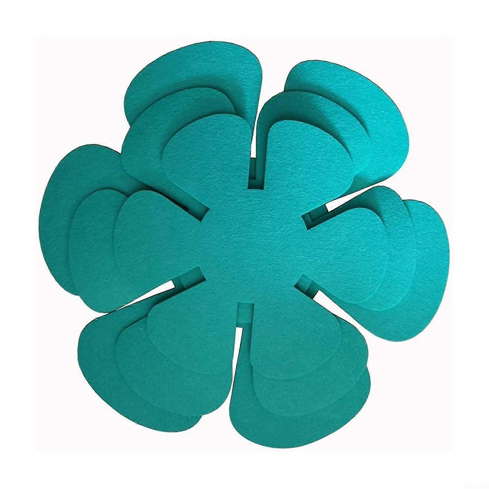 12pcs Felt Pot and Pan Protectors Set, 3 Sizes, NonScratch Stackable Pan Dividers, Lake Blue