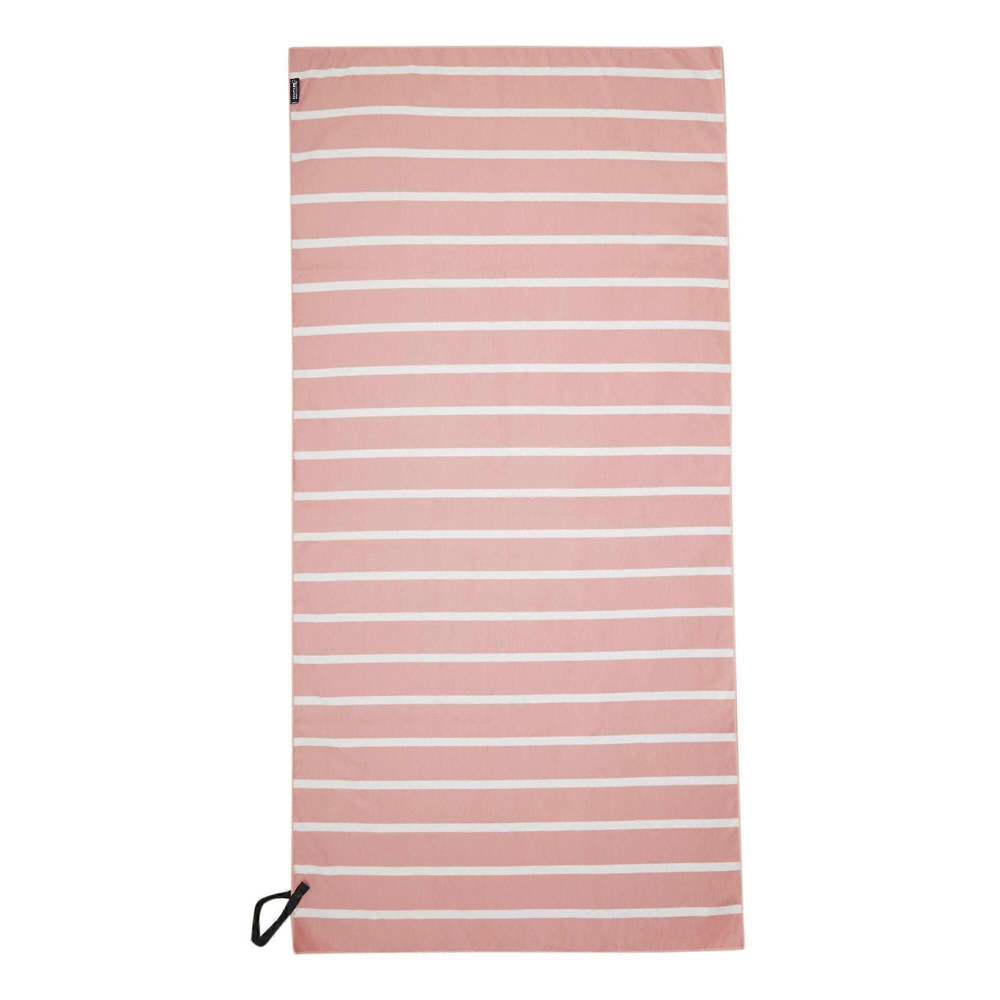 Regatta Serviette de plage en microfibre rayée