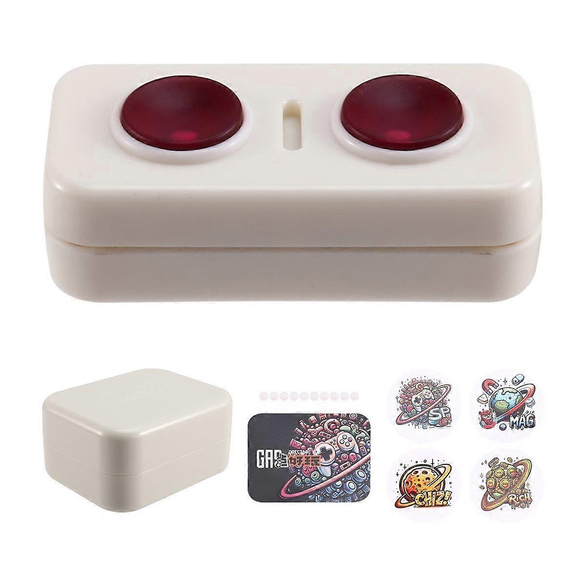 PC Push Slider Mechanical Intensive Decompression Toys Tools White