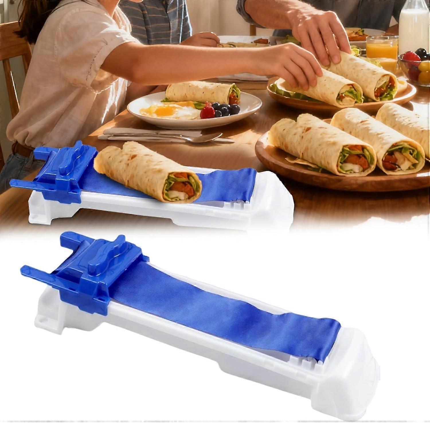 Spring Roll Maker Sushi Roller, Food Grade Plastic, Easy Roll Formation, MultiRecipe Kitchen Tool (1PCS)