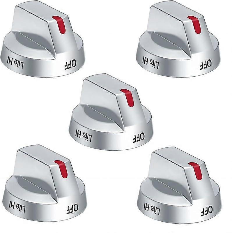 Gas Stove Knobs Set for Samsung DG9403500A/B/C/D, Durable Metal Finish, Easy Install