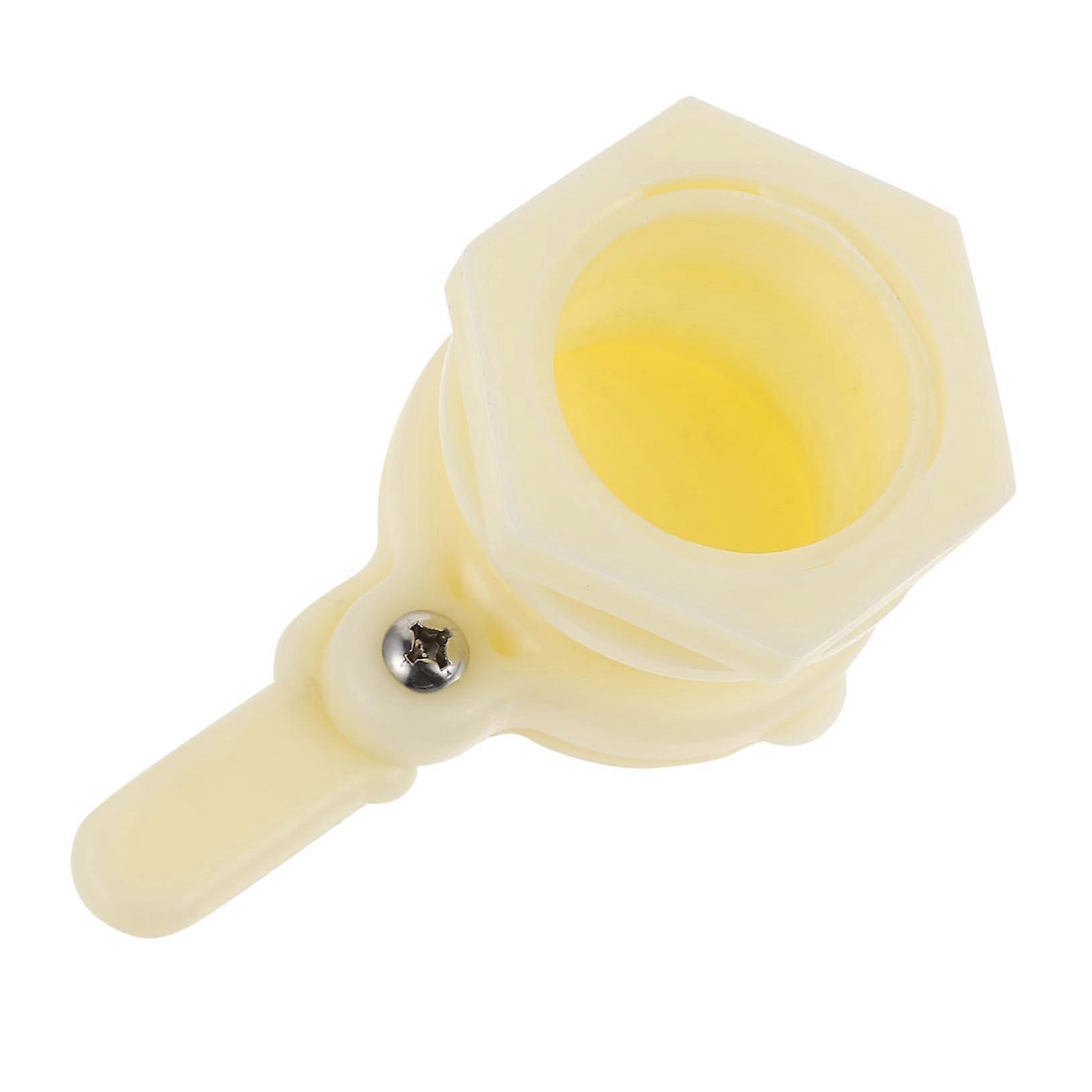 Honey Gate Valve Plastic Beekeeping Extractor Tap for Smooth Honey Flow Drip Easy Install Design