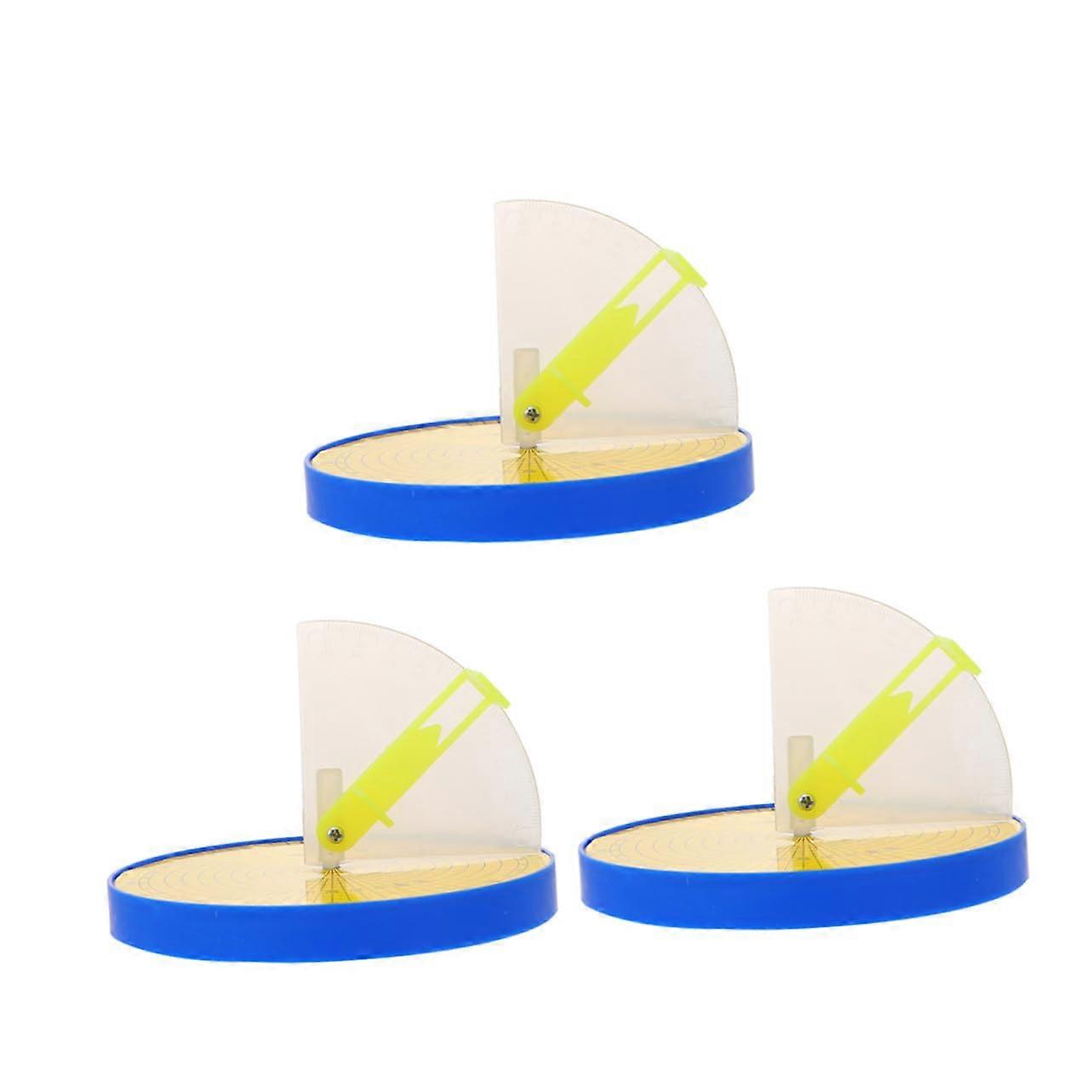 3pcs Sun Height Measuring Tool for Students Educational Solar Angle Measurement Kit for Geography Experiments