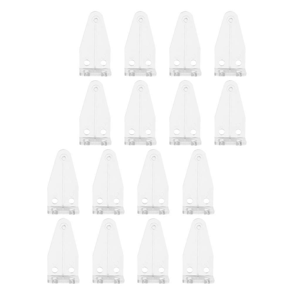 Enhanced Stability Bottom Rail Holder For Window Upgrades Plastic Material 8 Pairs Transparent