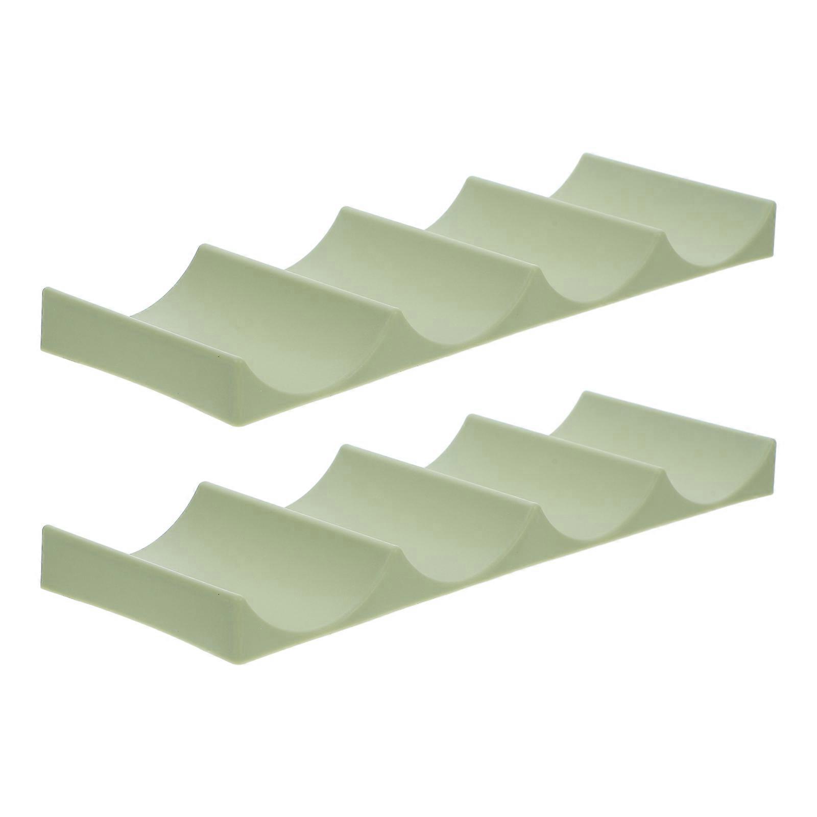 2Pcs Organizer for Countertop and Fridge Plastic Holder