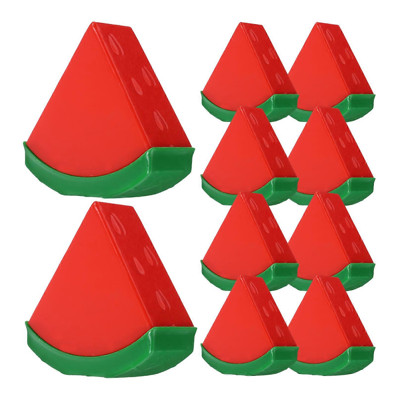 Watermelon Shaped Gift Boxes for Storage Use 10Pcs Red Treat Containers