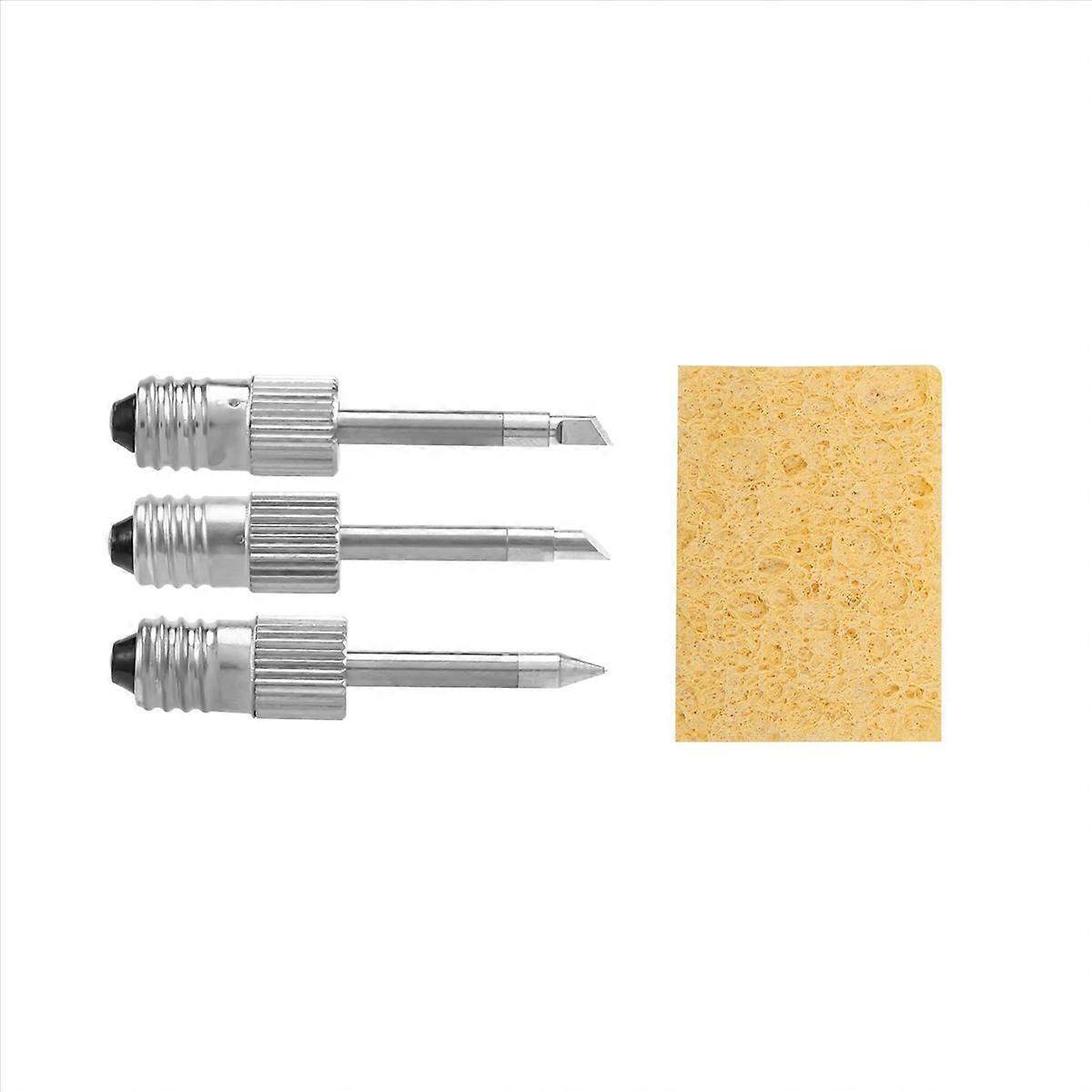 3Pcs Brass Soldering Tips for E10 Interface Soldering Stations