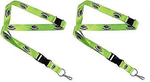 Nevada Wolfpack NCAA Neon Lanyard 2 Pack