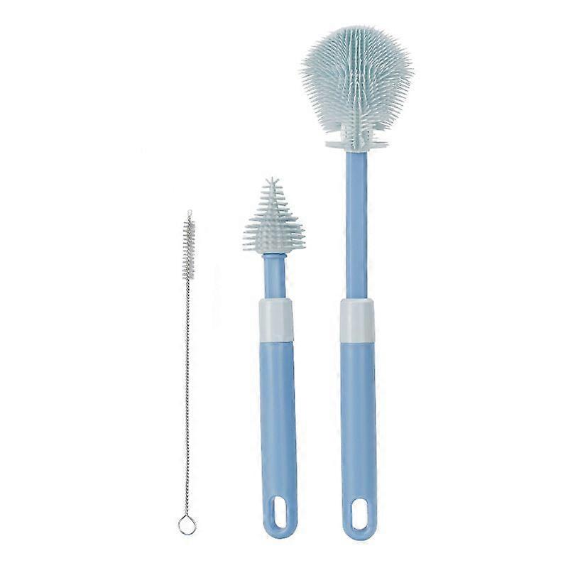 Silicone Thermos Flask Water Cup Brush