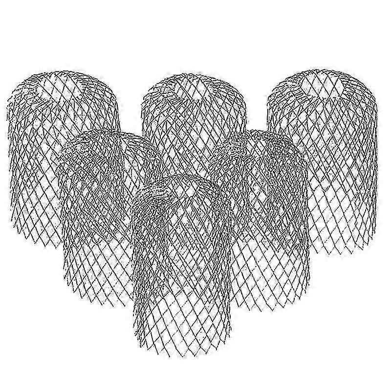6 Pack Expandable 3 Inch Gutter Filter for Downspout Blockage Prevention