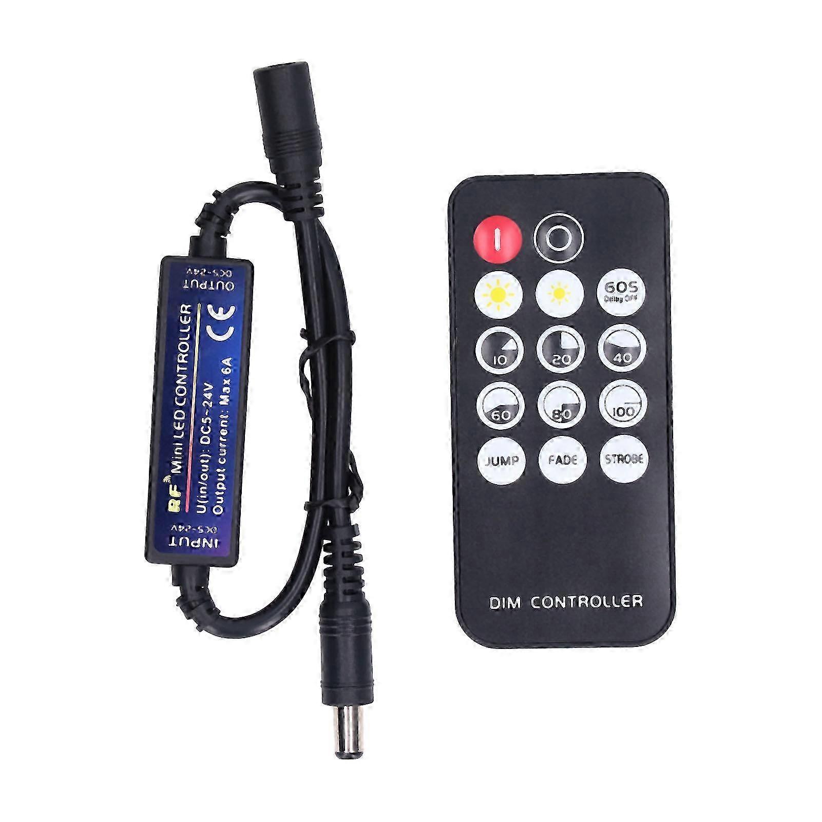 14 Key Mini RF Remote Dimmer Controller for LED Lights KTV Use
