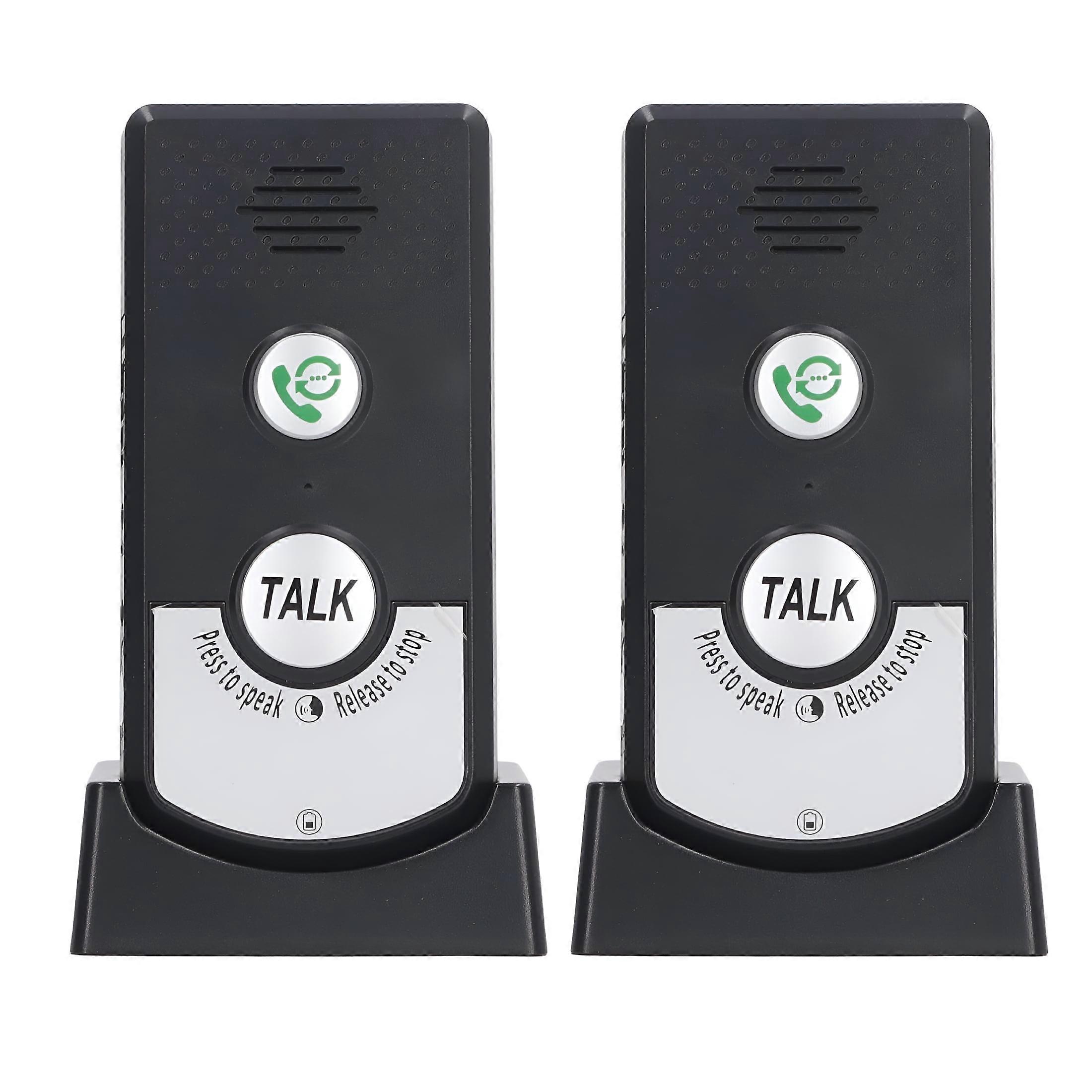 Wireless Intercom Unit, 2 Way Voice Intercom Super Long Range Waterproof Intercom Doorbell System Unit