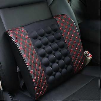 Almofada de massagem eletrônica e assento – Massageador de costas, vibração aquecida, para carro/cadeira, com adaptador, para uso em todo o corpo.
