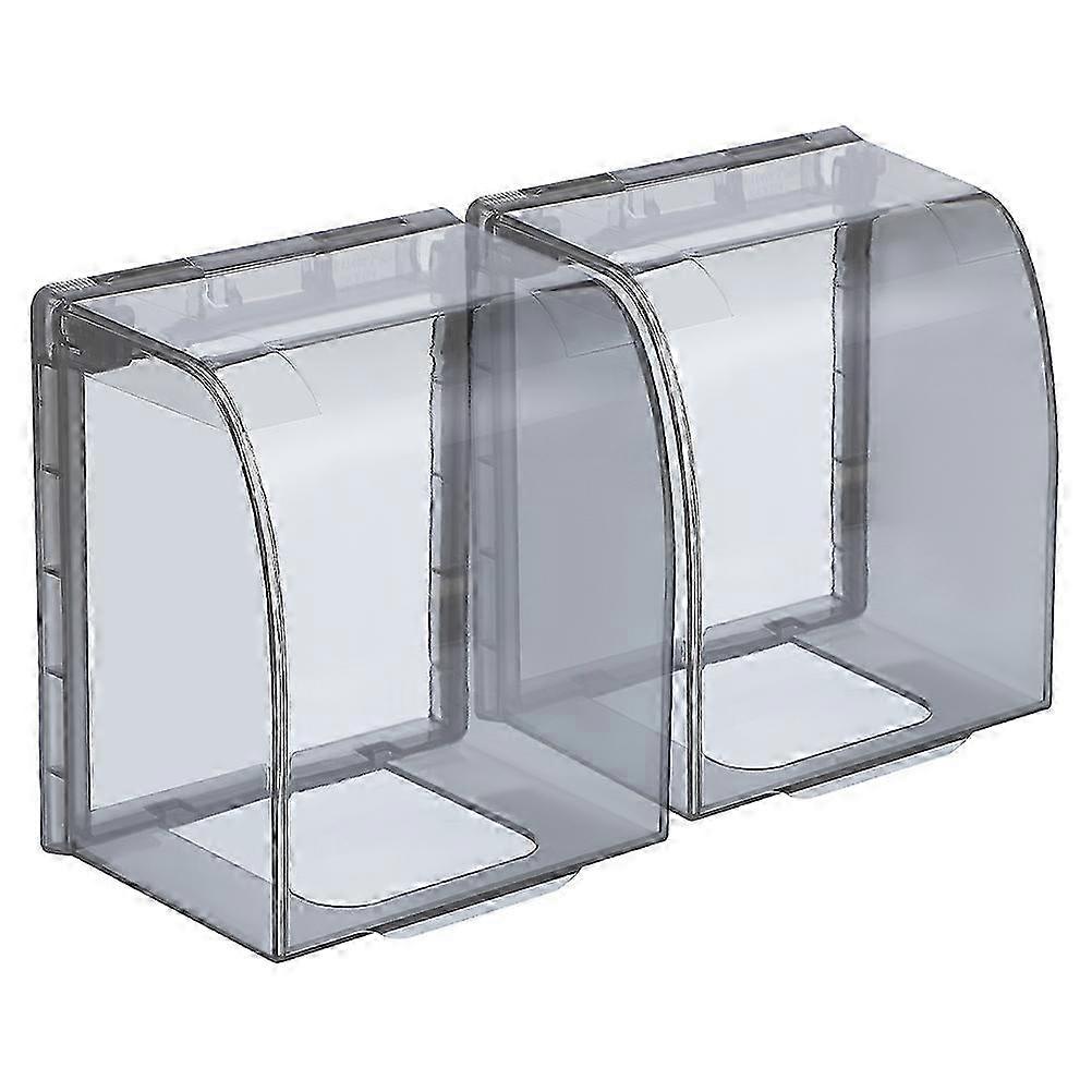 2pcs Self adhesive Wall Outlet Covers for Socket Protection