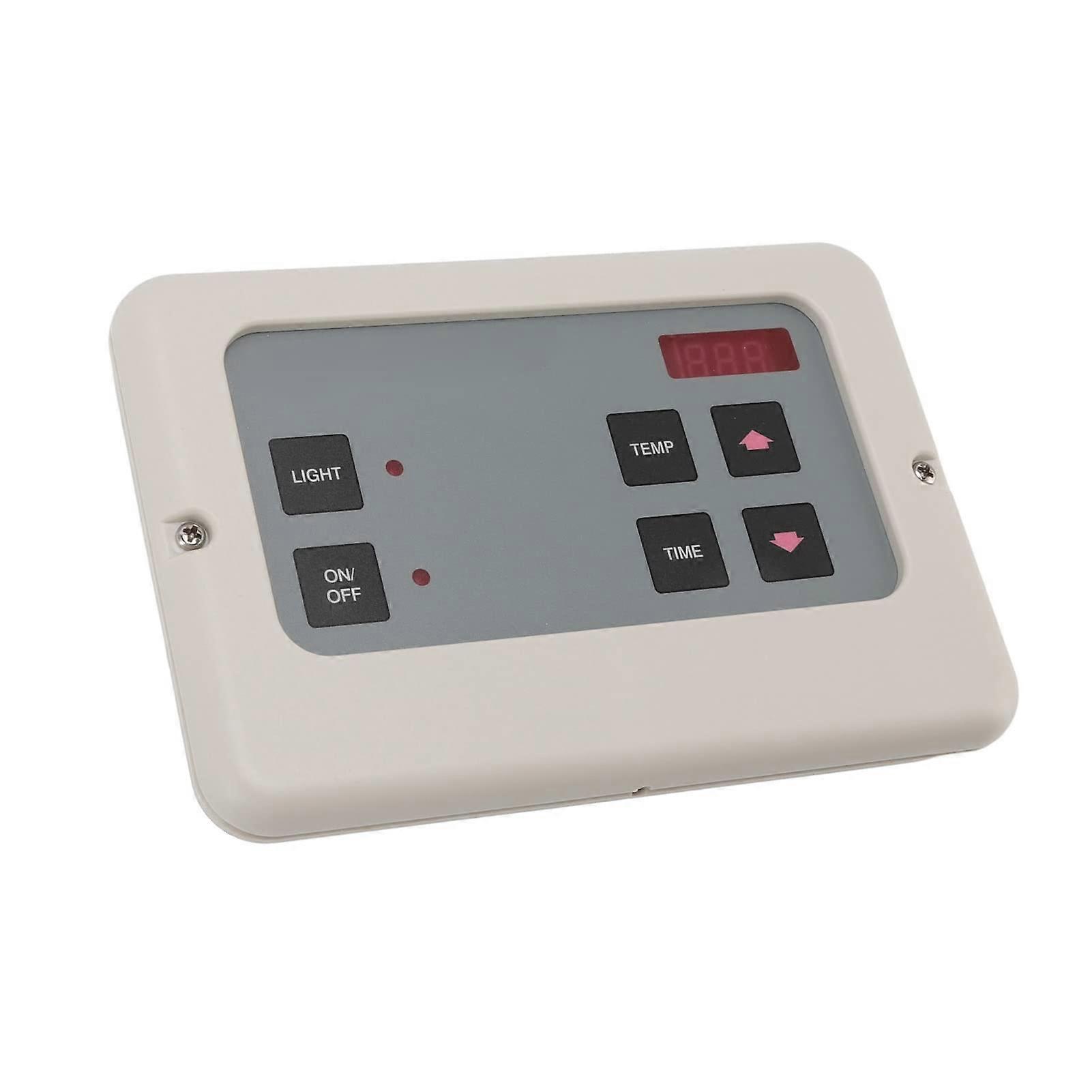 Sauna Temperature Controller 327KW External Sauna Stove Controller with Precise Wall Mounted Control White