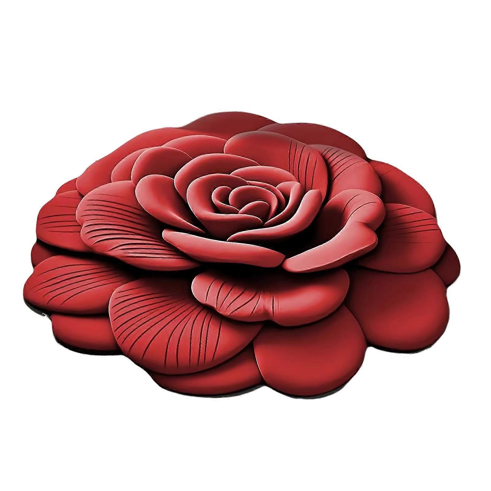 Diatomaceous Earth Bath Mat 3D Peony Pattern Quick Dry Floor