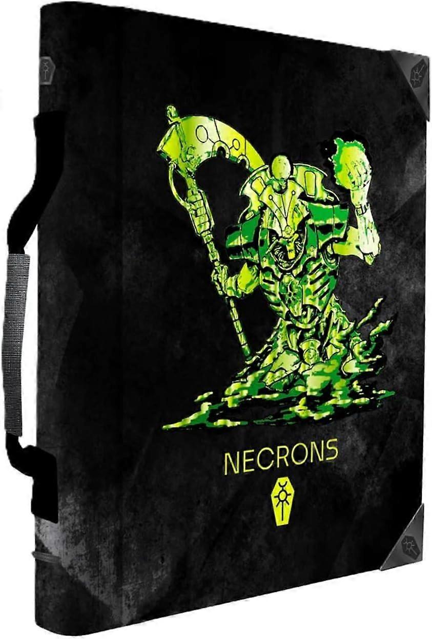 Warhammer 40000 Necron Codex Aligned Codex Book Folio - Debossed & Printed
