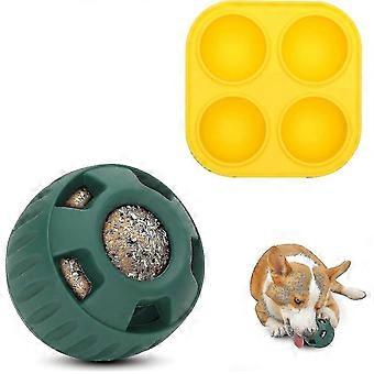 Fillable Freezable Dog Toys and Treat Molds for Popsicles, Long Lasting Rubber Chew Toys