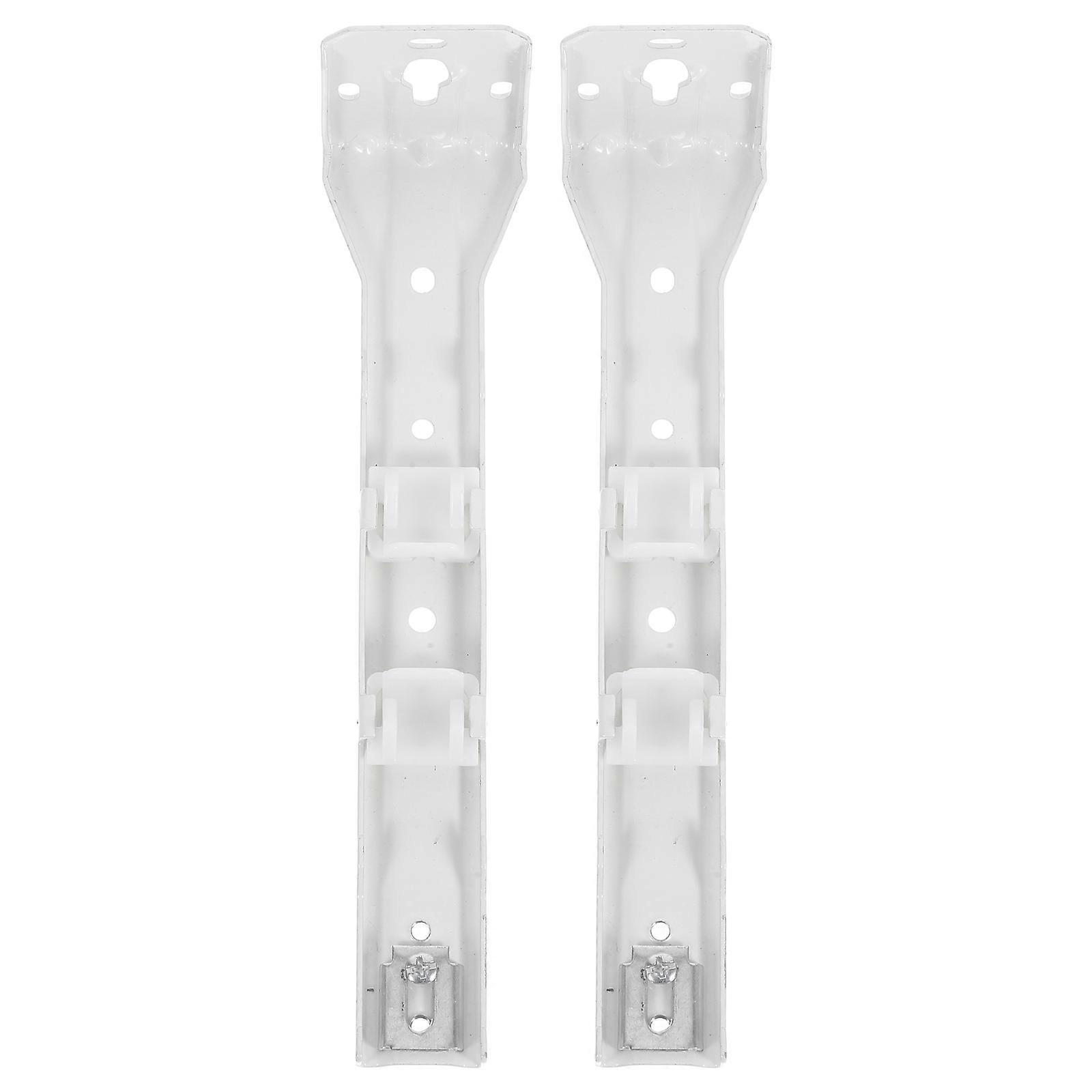 Curtain Track Bracket Mounting Kit 4Pcs for Ceiling and Wall