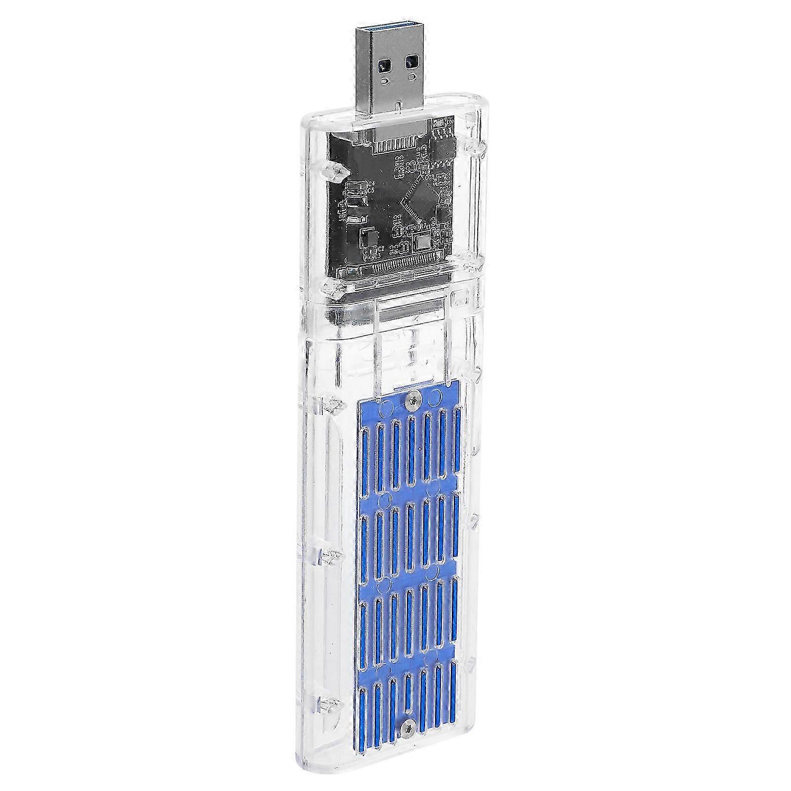 SSD Adapter USB 3.0 SSD Enclosure for Computer 1Pcs Blue Pc Case