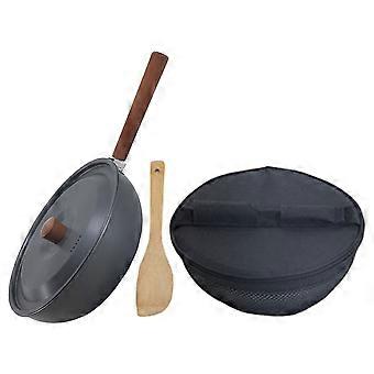 Durable Camping Fry Pan for Cooking 1Set Aluminum Alloy Portable Fry Pan