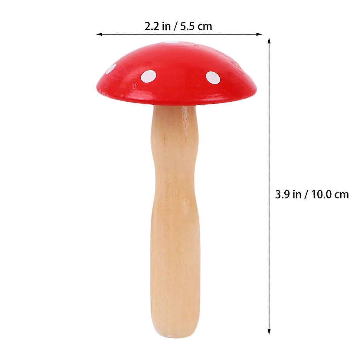 Patching Tool Solid Wooden Mushroom Patching Tool for DIY Use